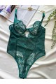Yeşil Dantel Bodysuit