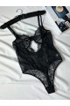 Siyah Dantel Bodysuıt